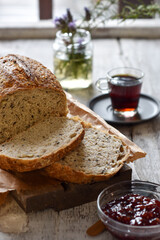 pão integral fatiado