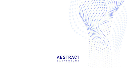 Professional blue dots abstract vector background with editable elements