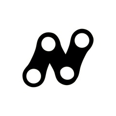 motorcycle chain design illustration