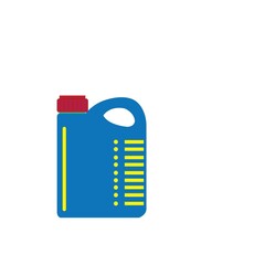 oil lubrycan bottles design illustration