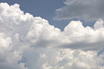 Fototapeta na wymiar White clouds sky replacement