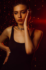 Woman suffering from Vertigo or Dizziness or other health Problem of brain or inner ear.