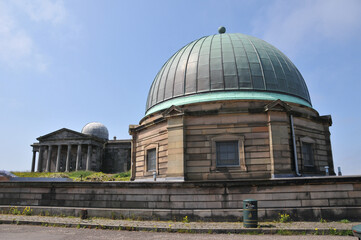 Fototapeta na wymiar Calton Hill Observatory, Edinburgh, Scotland, UK