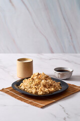 Asia Chinese China food cuisine. Authentic Yangzhou fried rice