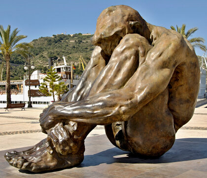 El Zulo statue in Cartagena, Murcia - Spain