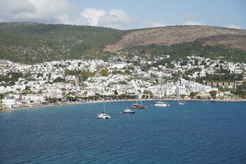 View of Bodrum Town in Turkey