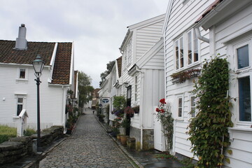 Fototapeta na wymiar Stavanger, localidad portuaria del sur de Noruega.