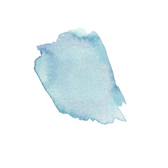 blue torn paper isolated
