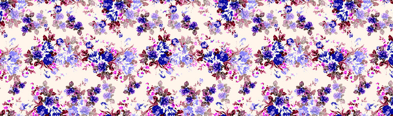 Plakat Ajrakh Pattern and block print Pattern and batik print Pattern Background digital printing textile pattern