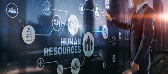 Human Resources Hiring Job Occupation Concept. Business Technology Internet