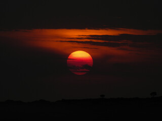 Sunset On Masai Mara