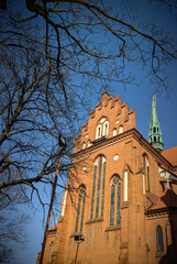 Part of Cathedral Basilica of the Assumption of the Blessed Virgin Mary in Białystok, Poland 
