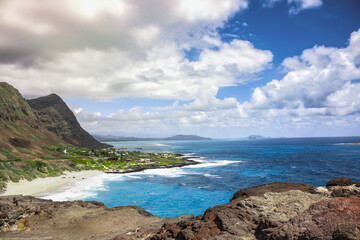 Fototapeta na wymiar Hawaii Coastline 