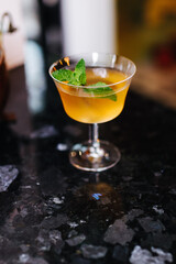 yellow cocktail
