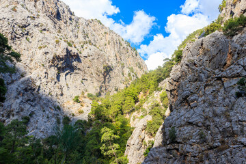 View of the Taurus mountains in Antalya province, Turkey