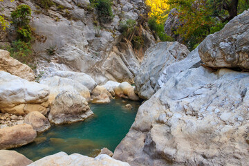 View of Goynuk canyon in Antalya province, Turkey