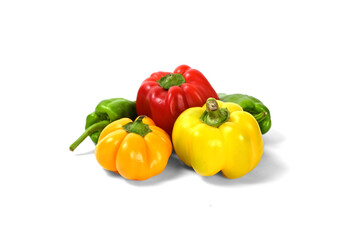 red and yellow peppers