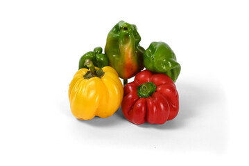yellow and red peppers