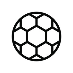 soccer line icon illustration vector graphic