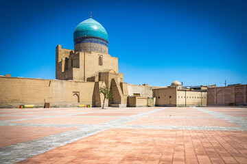 detail of a mosque, khalon comlex, Medressa, Buchara, Buxoro, Bukhara, Uzbekistan, silk road, central asia