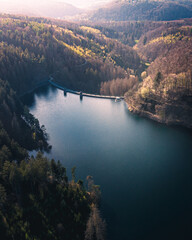 Wassermangel in Talsperre