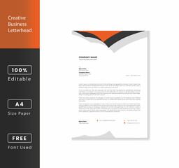 Creative and Business Letterhead Design Template
