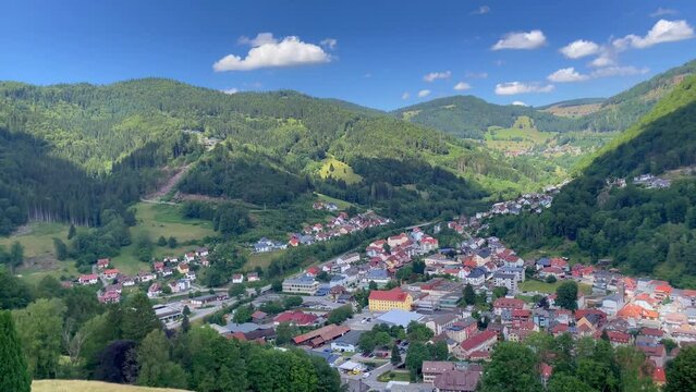 
Todtnau Town and Germany Green Mountains, 2022
Todtnau is a town in the district of L&ouml;rrach in Baden-W&uuml;rttemberg,summer, Germany,2022
