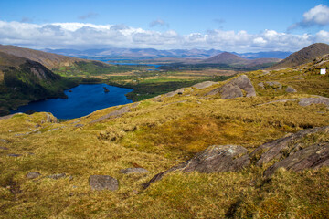 Fototapeta na wymiar Beautiful Glanmore Lake in County Kerry
