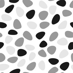 Fototapeta na wymiar The pattern is seamless monochrome. Vector illustration. 