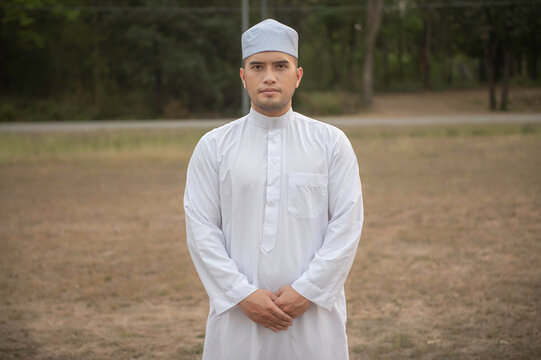 Portrait Of Handsom Muslim Man