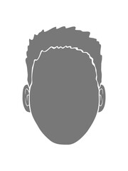 Kopf leeres Gesicht Design 