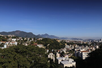 Fototapeta premium Landscape from Chacara do Ceu (Sky Farm) House Museum, Santa Teresa District, Rio de Janeiro, Brazil