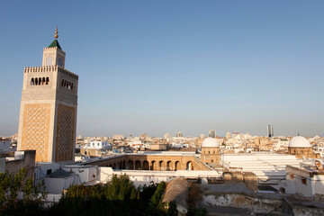 Obraz premium Tunis great mosque (called Ezzitouna, the Olive Mosque)