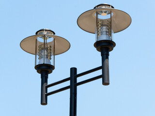 street lantern  on background sky