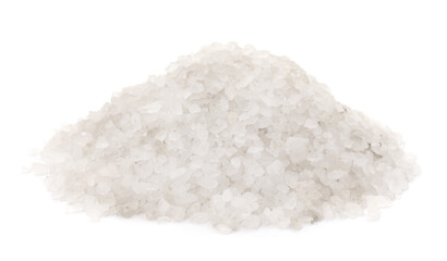 Pile of large salt crystals.