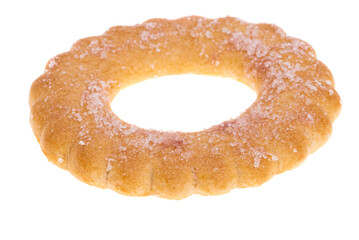 cookies with cinnamon rings isolated