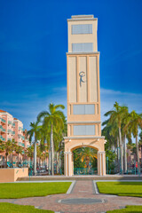Obraz premium clock tower country