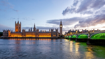 Fototapeta na wymiar Westminster, London, UK. 