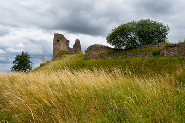 View of castle Lichnice (Lichtenburg) in Czech republic.
