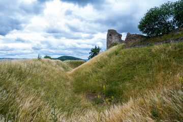 Fototapeta na wymiar View of castle Lichnice (Lichtenburg) in Czech republic. 