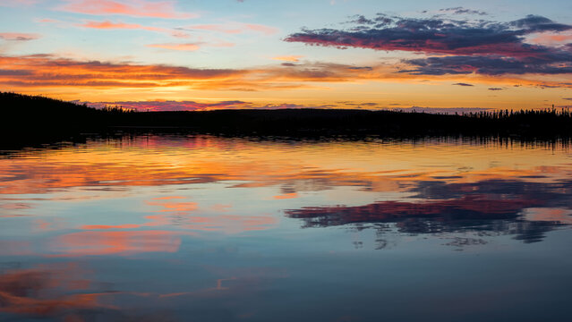 A Saskatchewan, Canada sunset © M. Leonard Photo