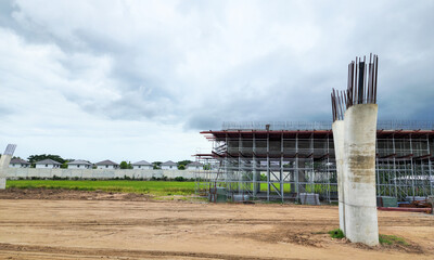 Express way construction in process
