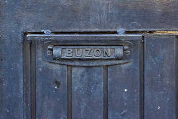 Old door mailbox
