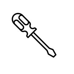 Screwdriver tool - vector icon