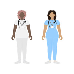 doctor and nurse with stethoscope