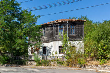 Fototapeta na wymiar Nineteenth century Houses in Malko Tarnovo, Bulgaria