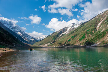 Fototapeta premium Saif ul Malook Lake Kaghan Valley KPK, Pakistan