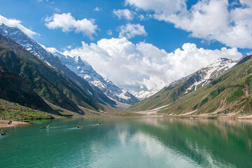 Fototapeta na wymiar Saif ul Malook Lake Kaghan Valley KPK, Pakistan