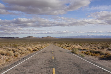 Mojave Desert, CA - Sierra Nevada Mountains