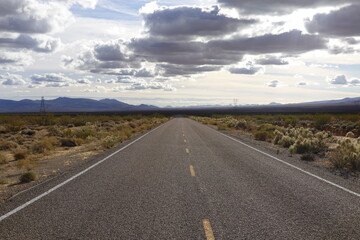 Mojave Desert, CA - Sierra Nevada Mountains